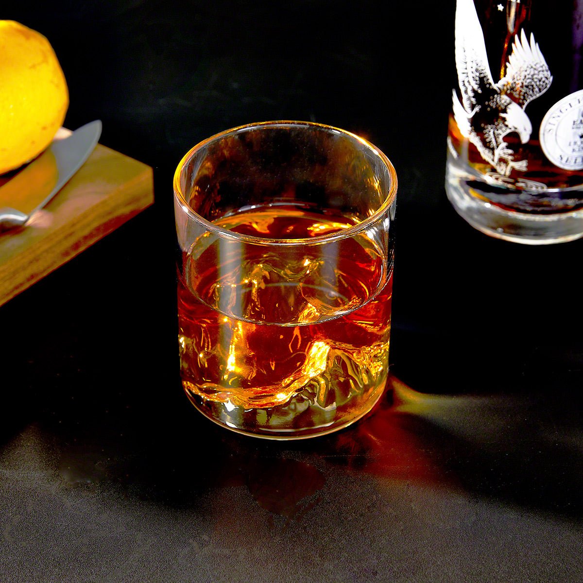 Denali Mountain Whiskey Glass