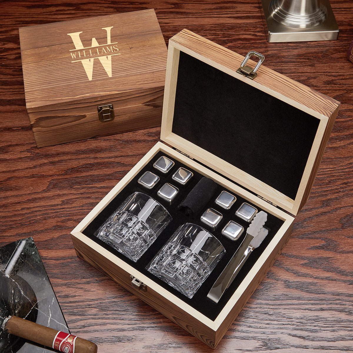 Edition Personalized Whiskey Box Set