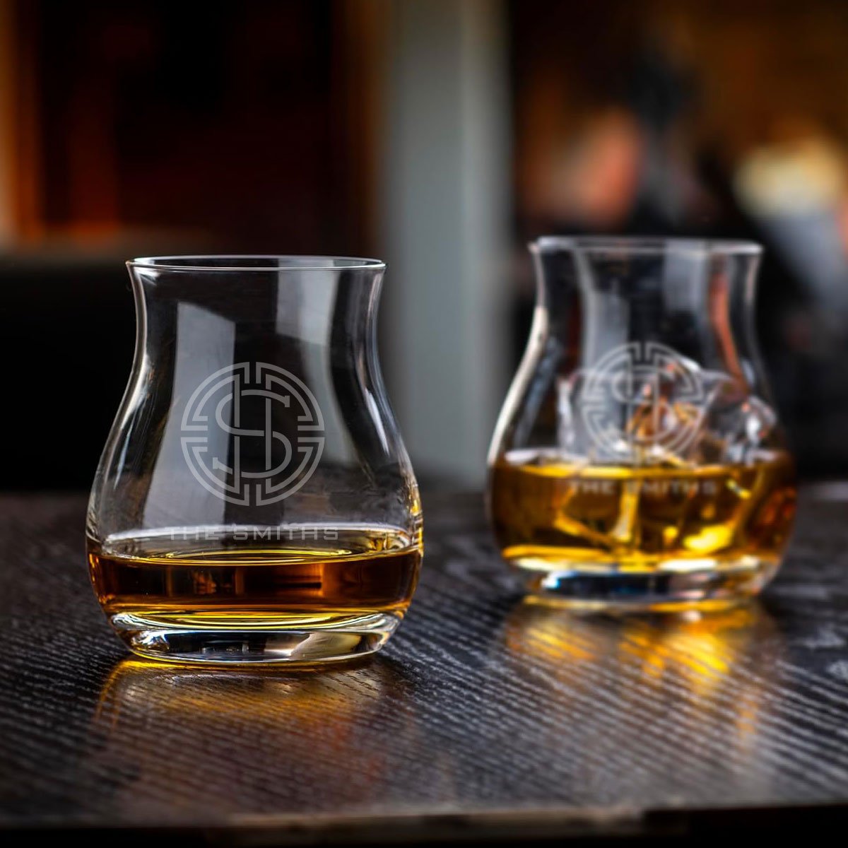 Engraved Canadian Glencairn Whiskey Glass