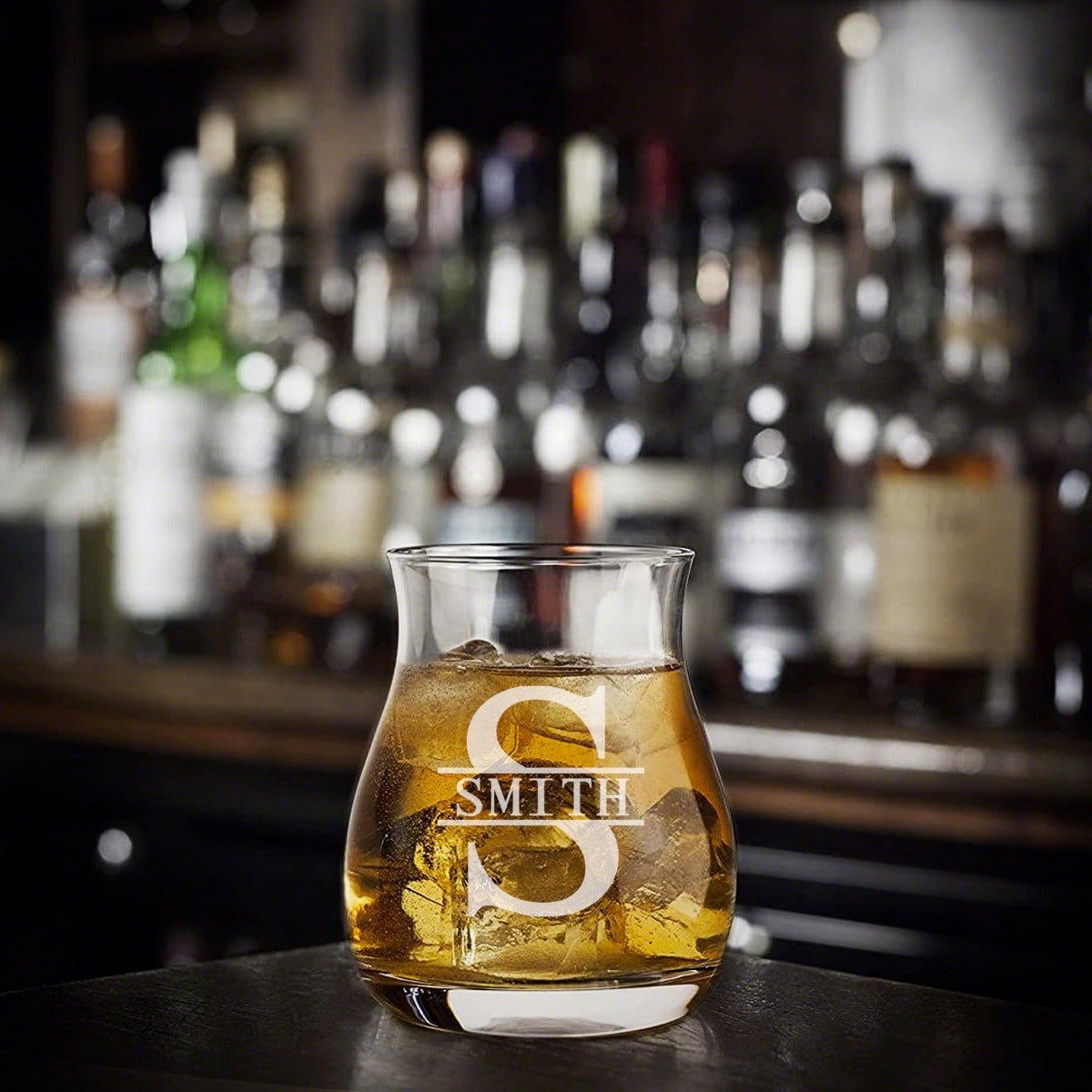 Engraved Canadian Glencairn Whiskey Glasses, Set of 4