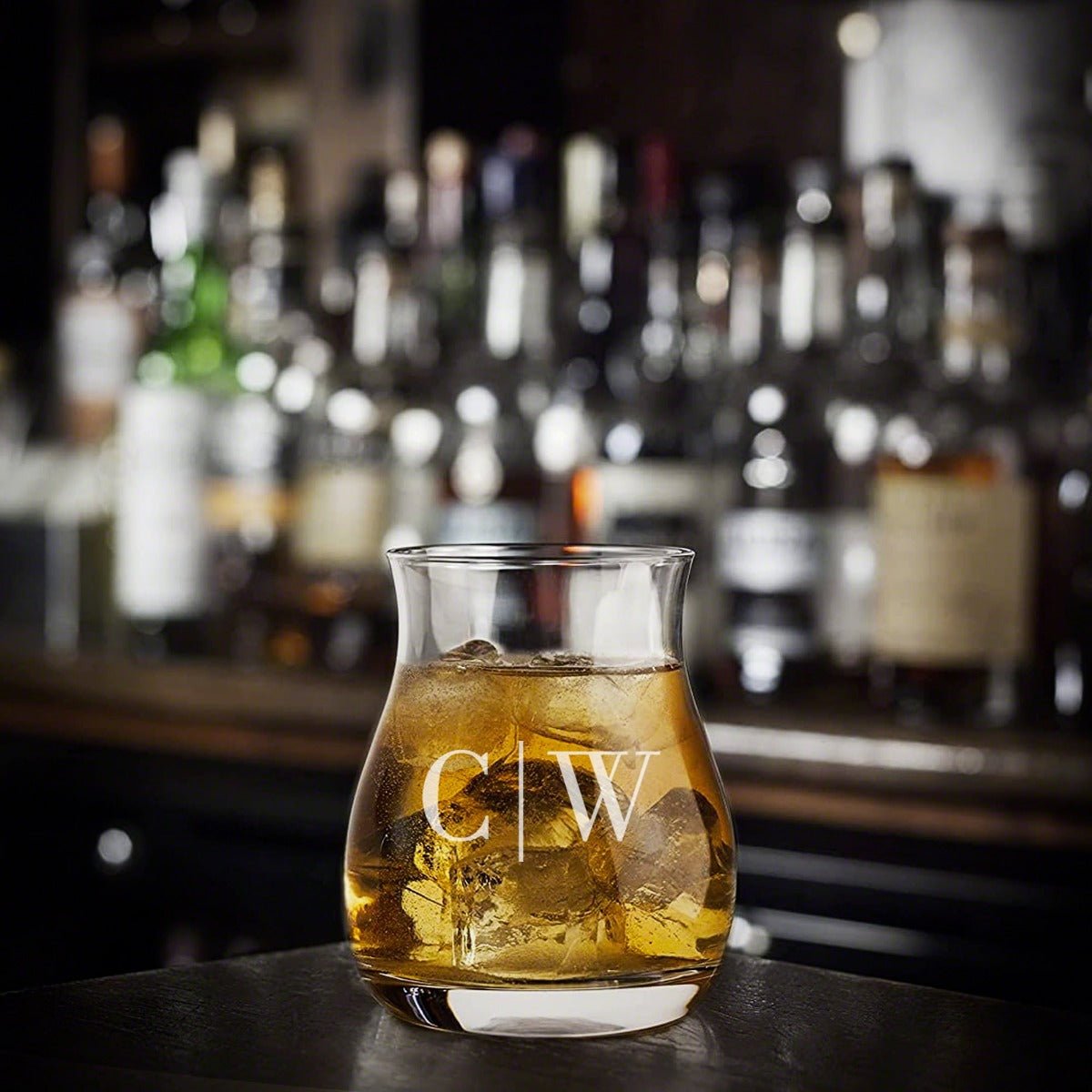 Engraved Canadian Glencairn Whiskey Glasses, Set of 4