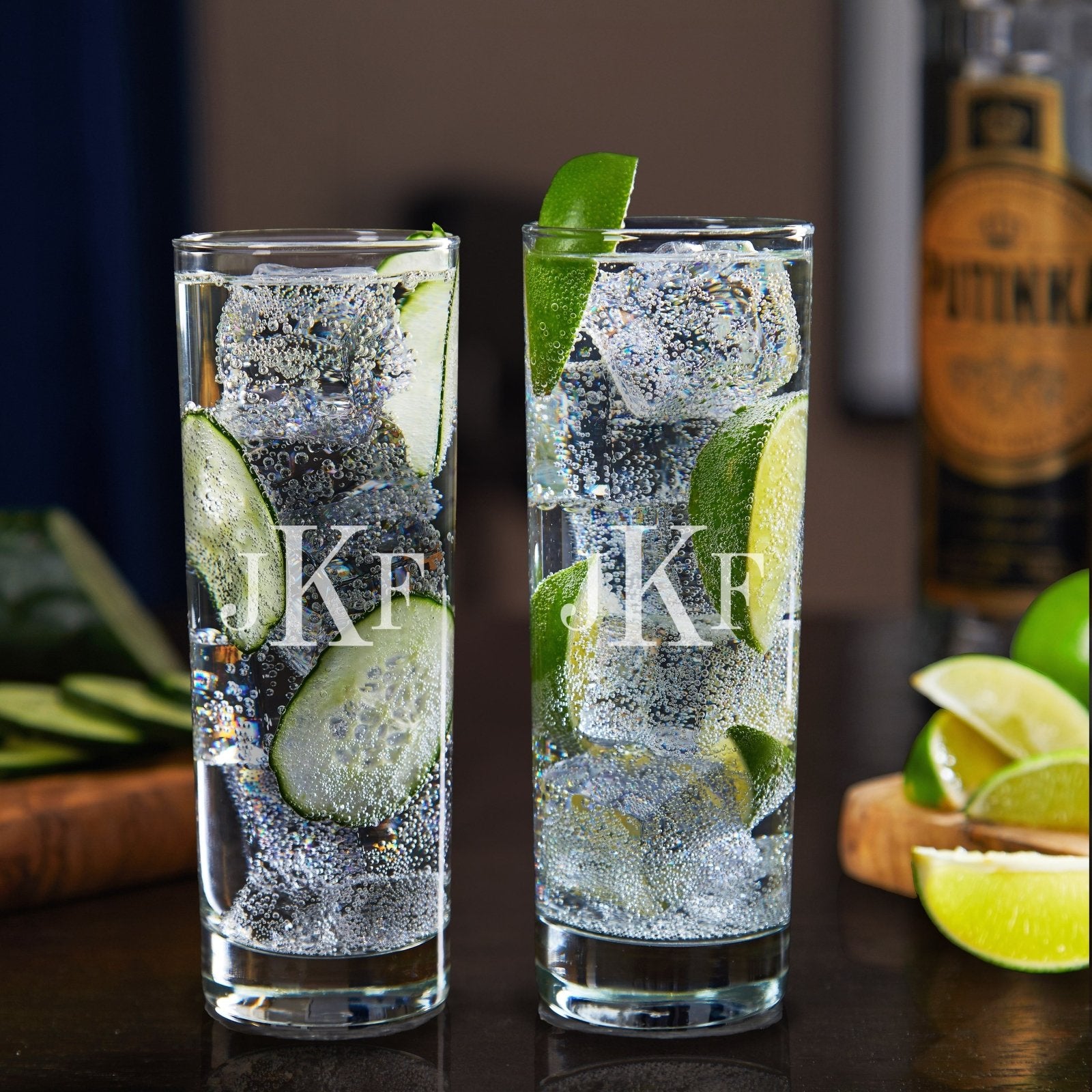 Engraved Highball Glasses