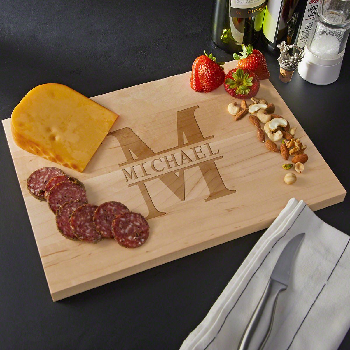 Engraved Maple Cutting Board - Small (0.75in Thick)