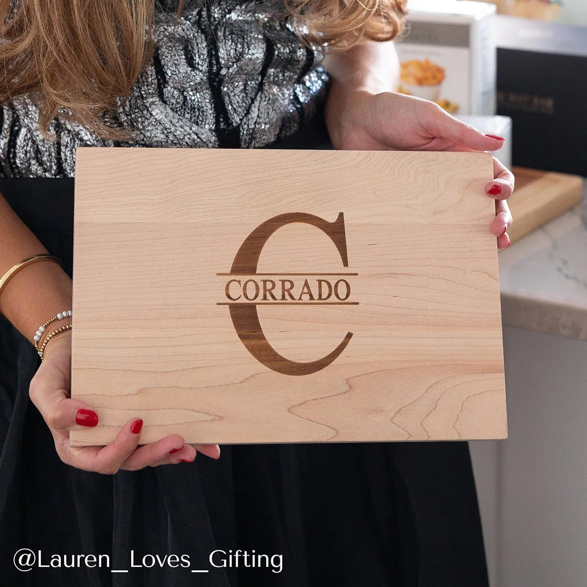 Engraved Maple Cutting Board - Standard (0.75in Thick)