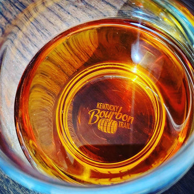 Engraved Official Kentucky Bourbon Trail Whiskey Glasses, Set of 4