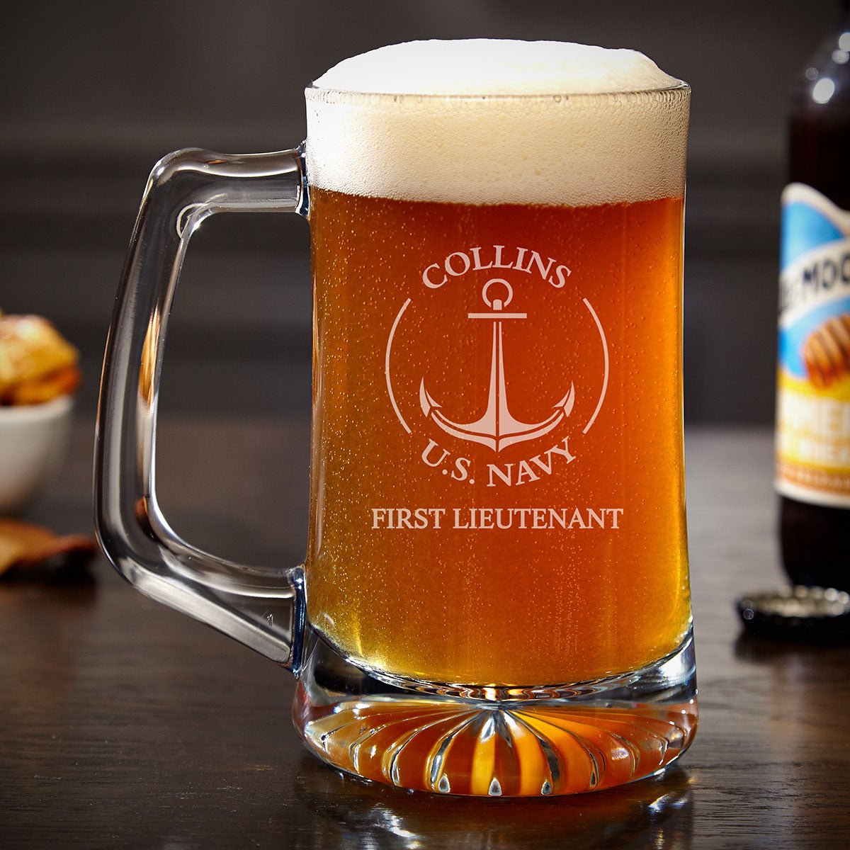 Engraved Patriotic Gift USA Beer Mug