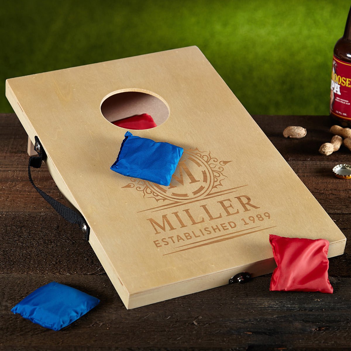 Engraved Small Portable Bean Bag Toss
