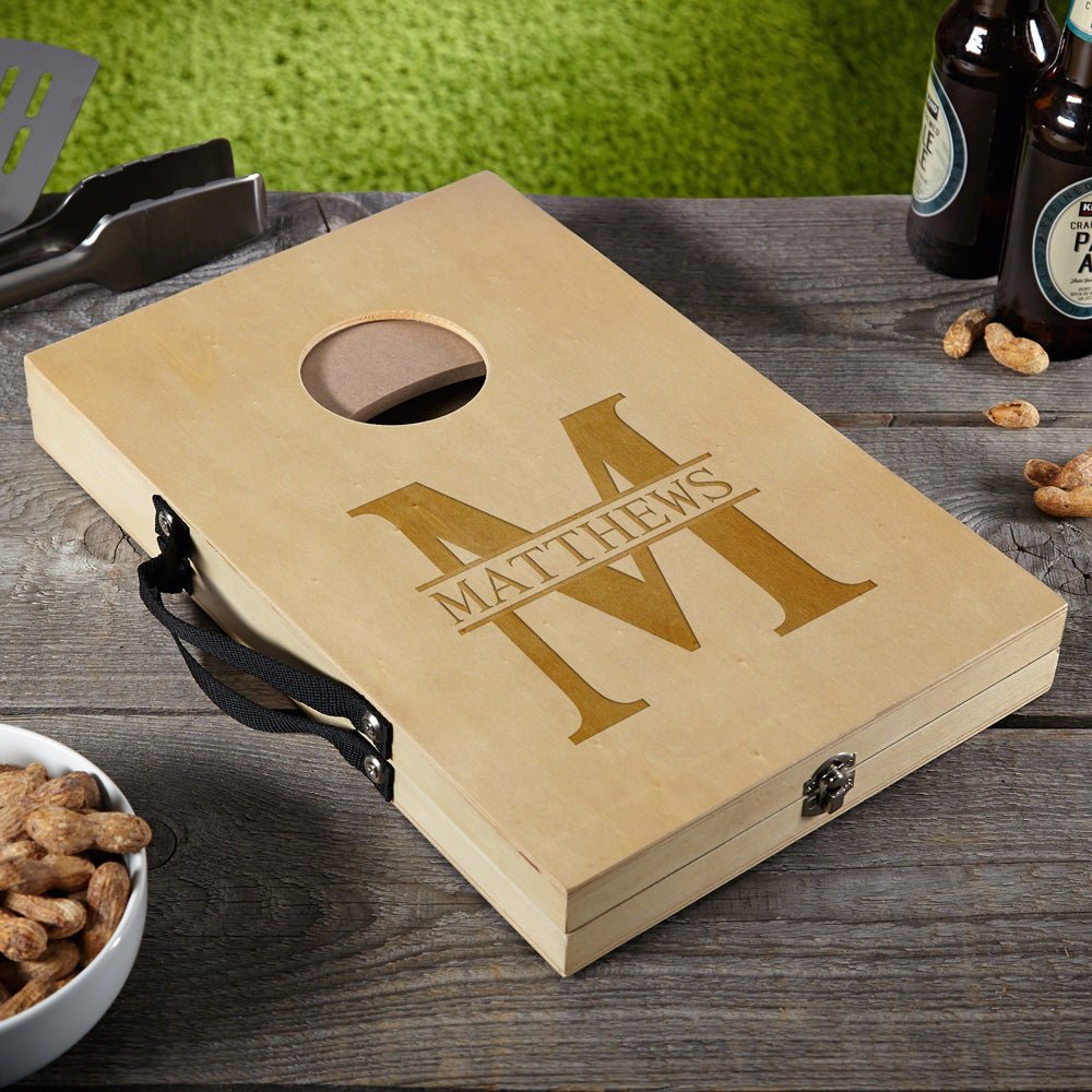 Engraved Small Portable Bean Bag Toss