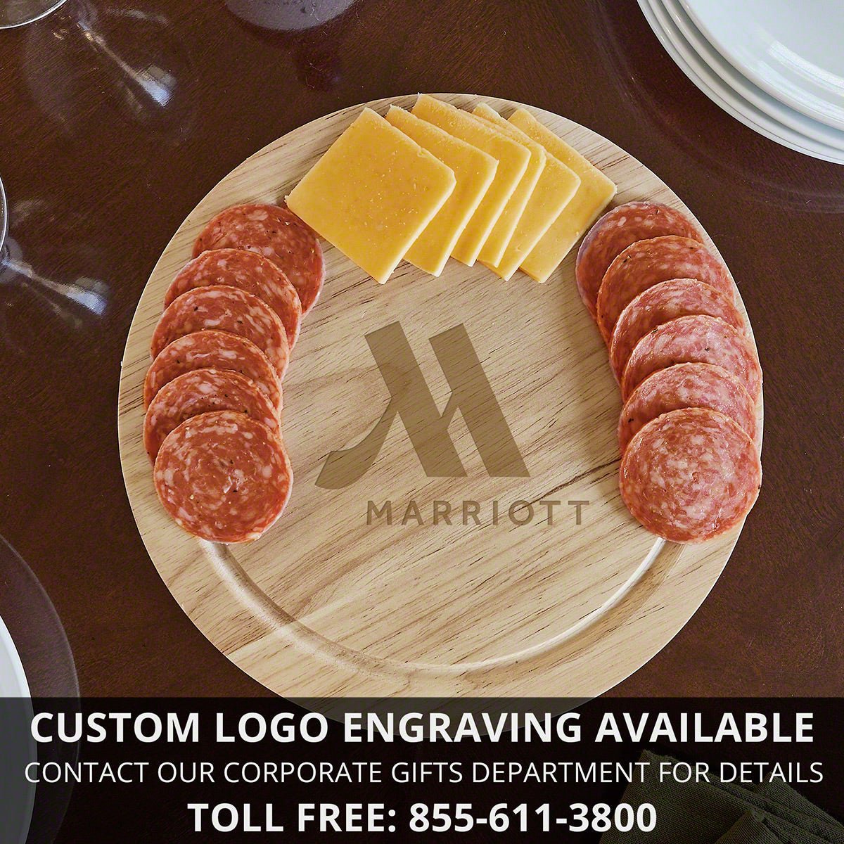 Engraved Swivel Cheese Board Set