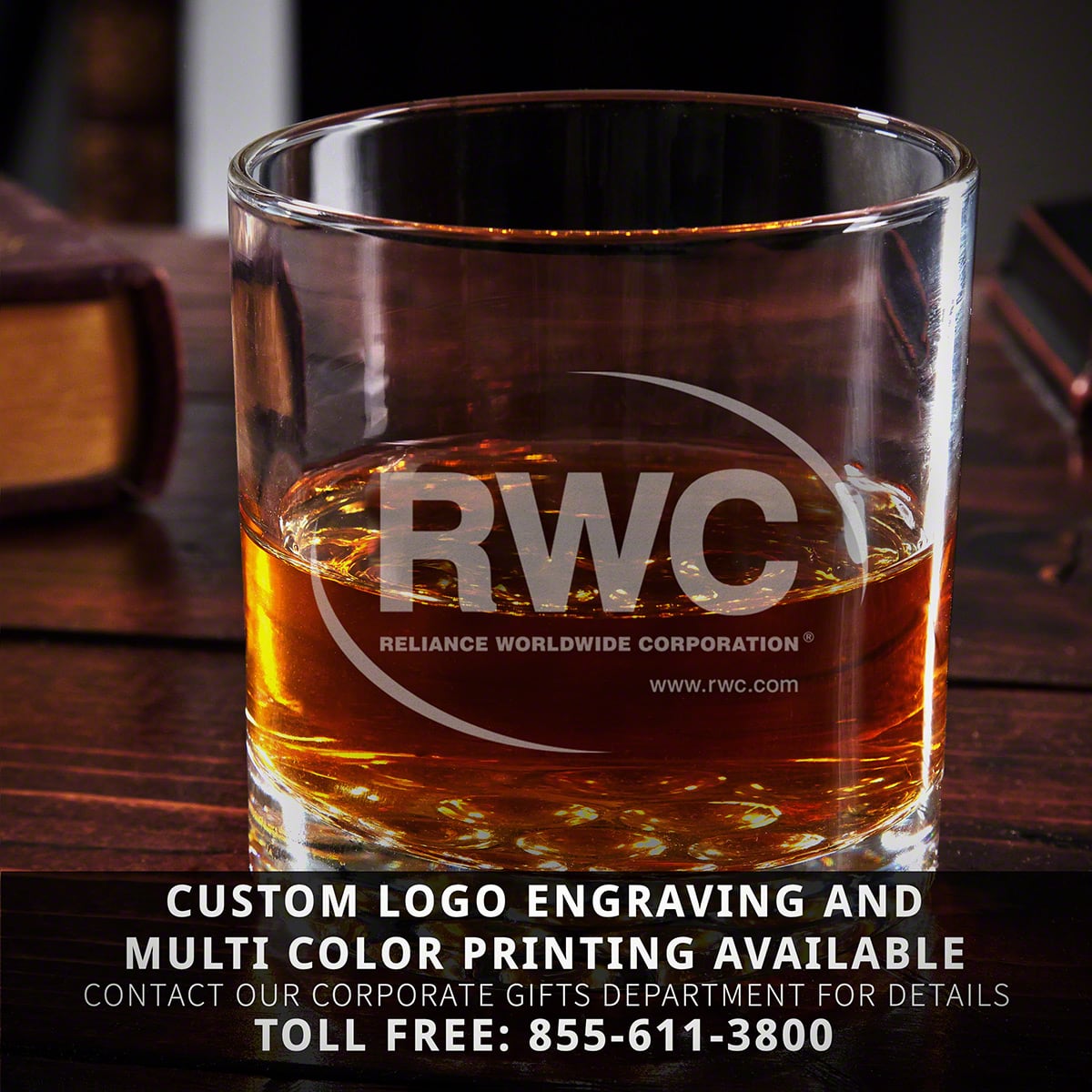Engraved Whiskey Glass Firefighter Gift Set