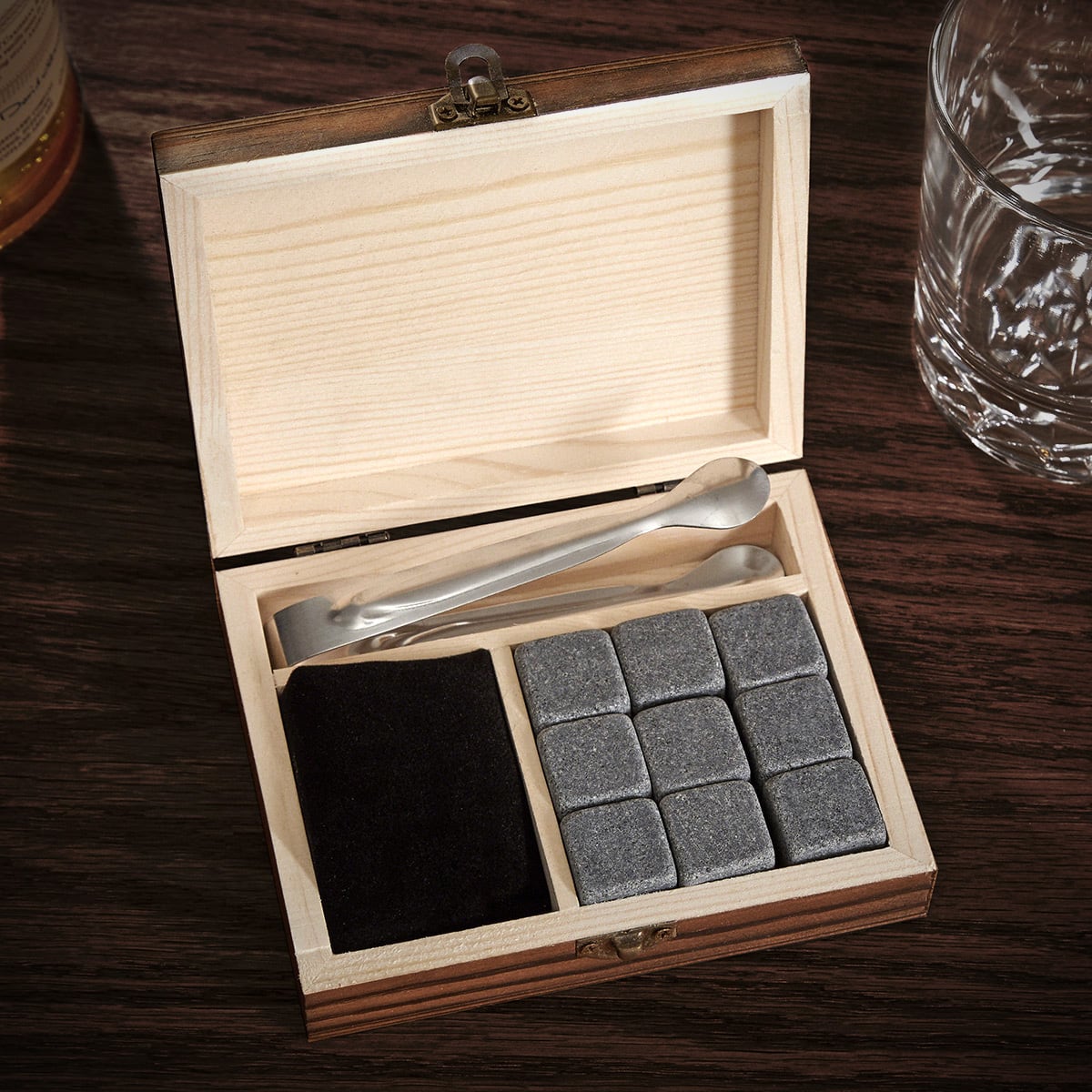 Engraved Whiskey Glass Firefighter Gift Set