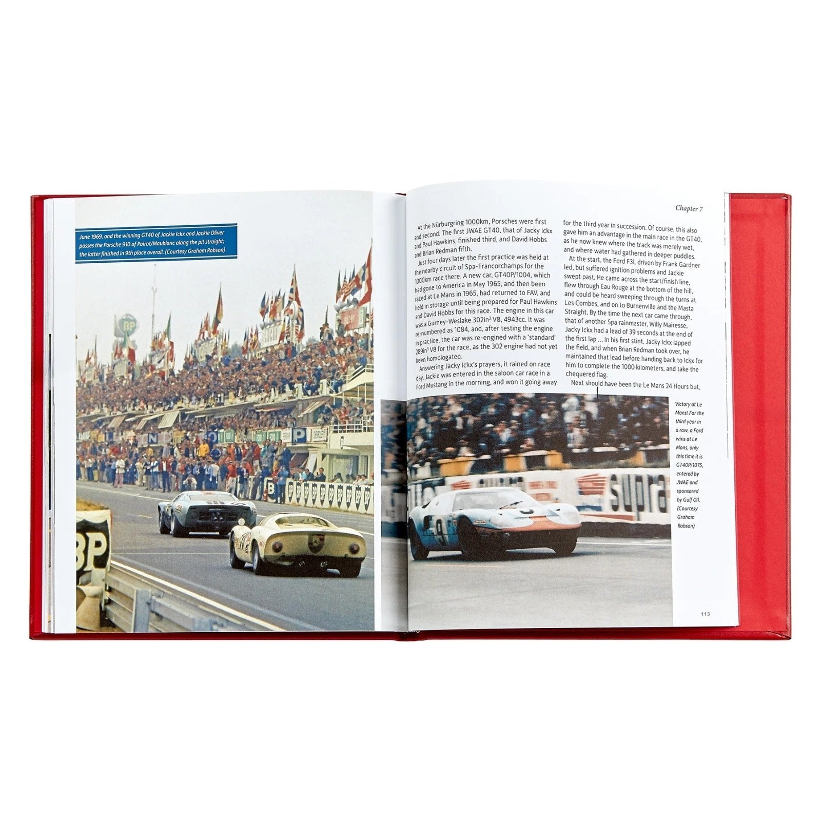 Ford Versus Ferrari - Coffee Table Leather Bound Book