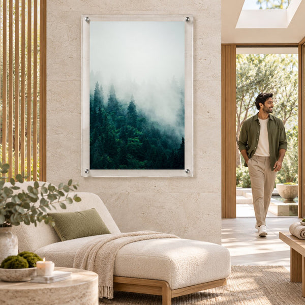 Forest on Mute Acrylic Wall Art Print