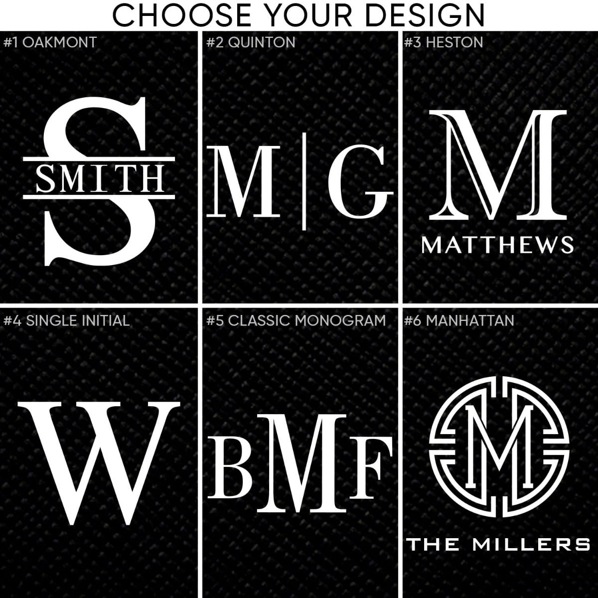 Franklin Personalized Slate Coasters, Set of 4