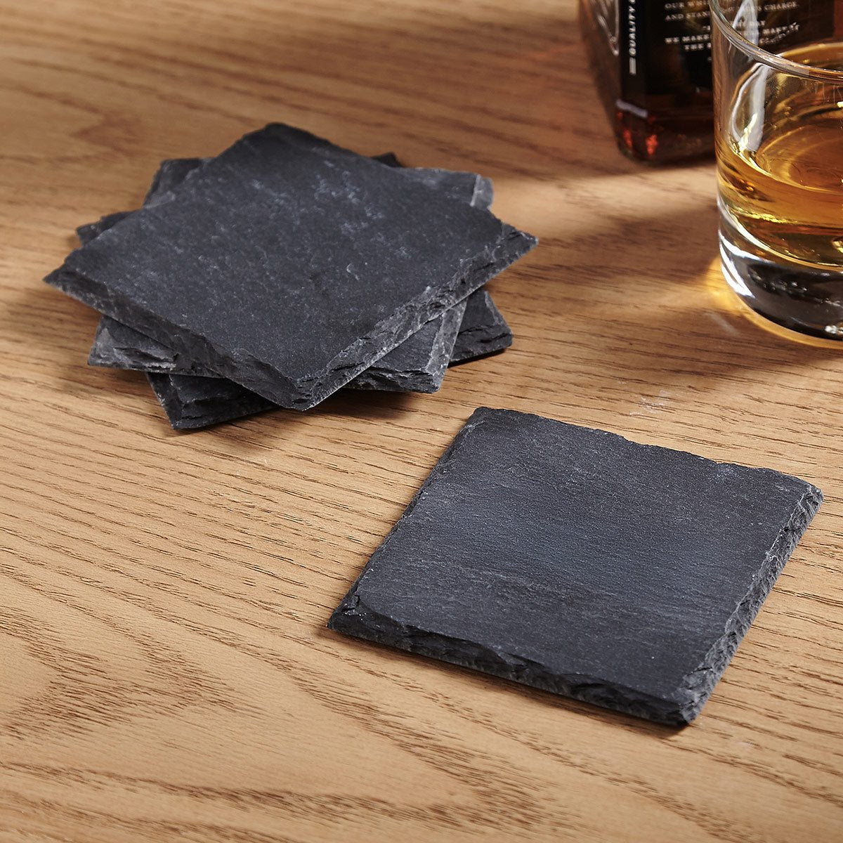 Franklin Slate Coasters, Set of 4