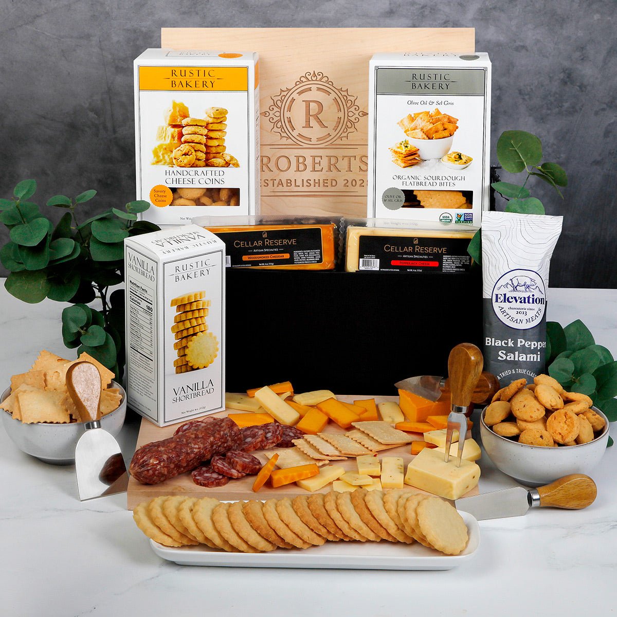 Gift box sets with Cheese Board