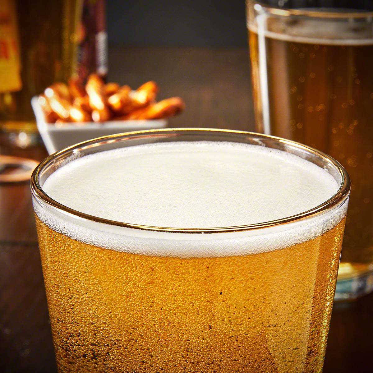 Gold Rim Personalized Pint Glass