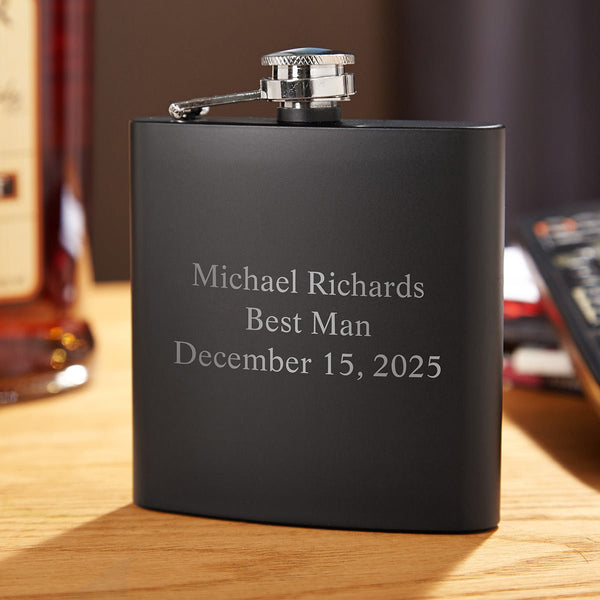 Groomsmen Flask Set