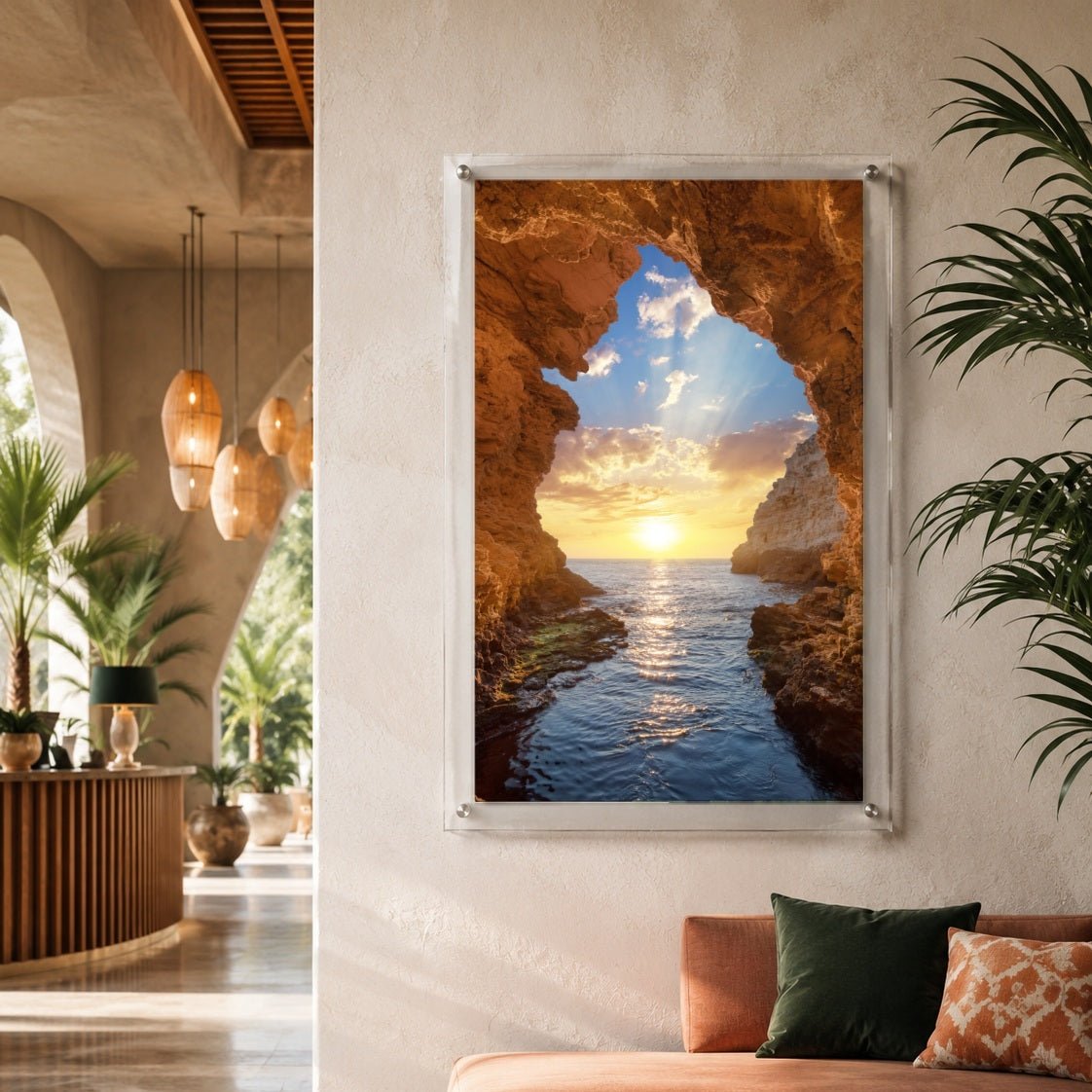 Grotto Glow Acrylic Wall Art Print