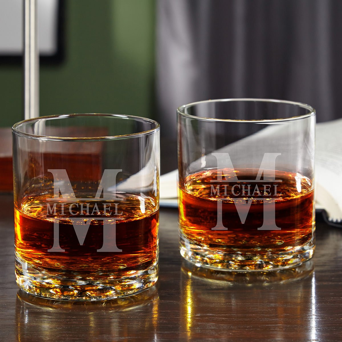 Halo Cocktail Smoker Set 7pc with Two Personalized Glasses