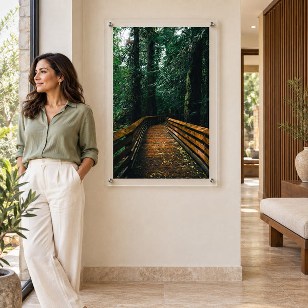 Into the Green Room Acrylic Wall Art Print