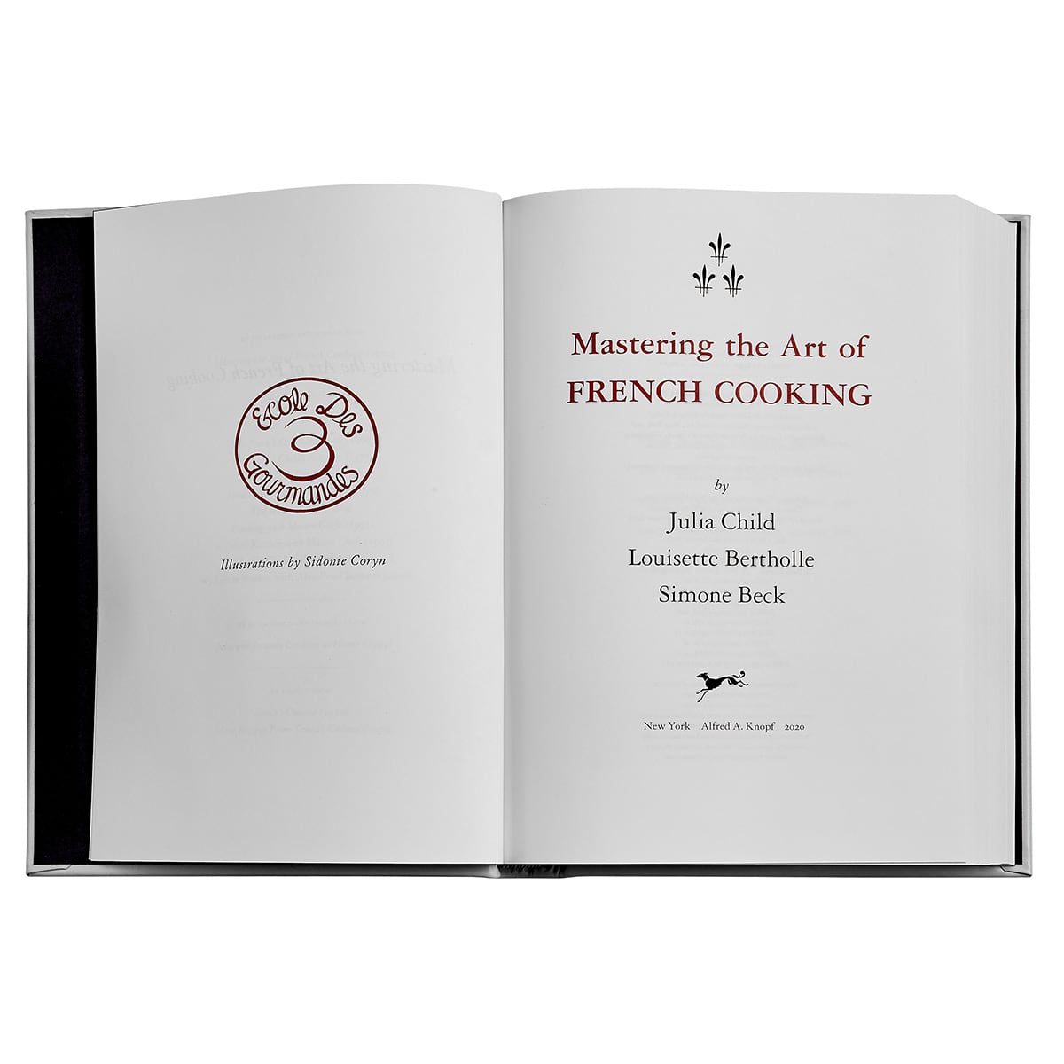 Julia Child: Mastering The Art of French Cooking Leather - Bound Book