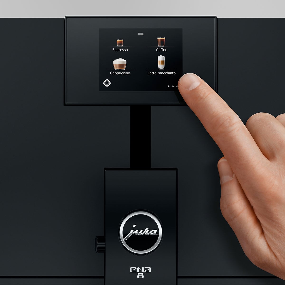 JURA ENA 8 Fully Automatic Espresso Machine, Metropolitan Black
