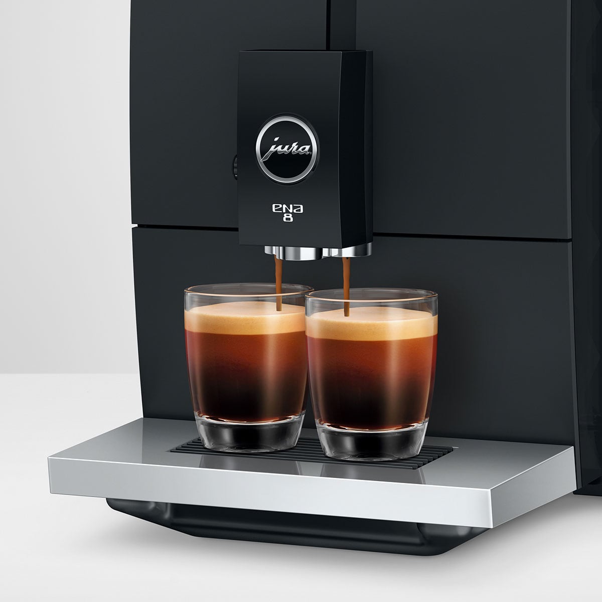 JURA ENA 8 Fully Automatic Espresso Machine, Metropolitan Black