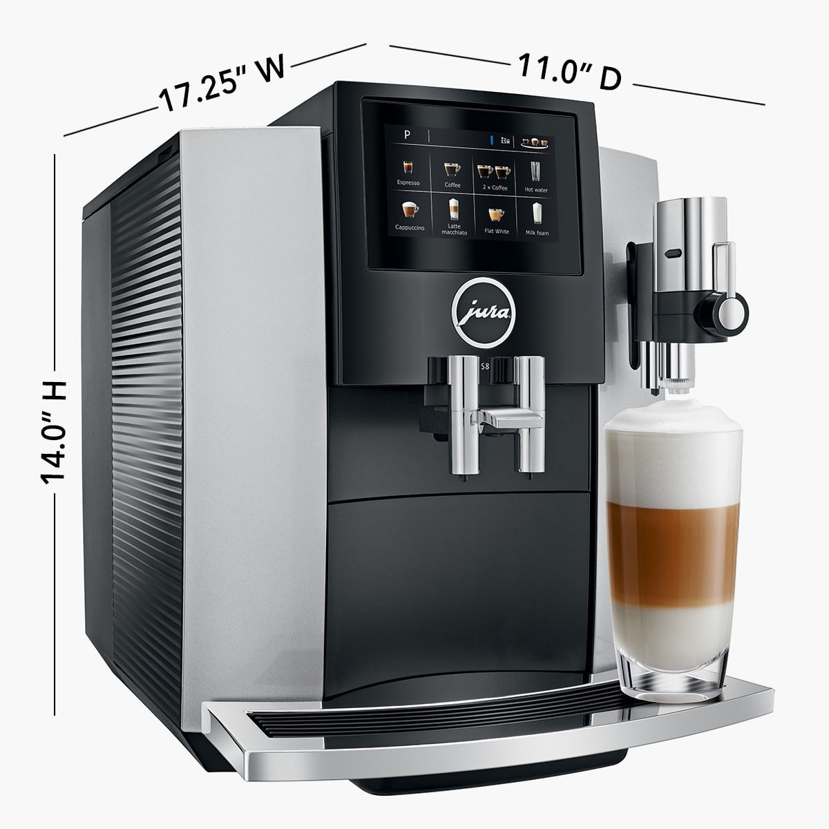 JURA S8 Fully Automatic Espresso & Coffee Machine