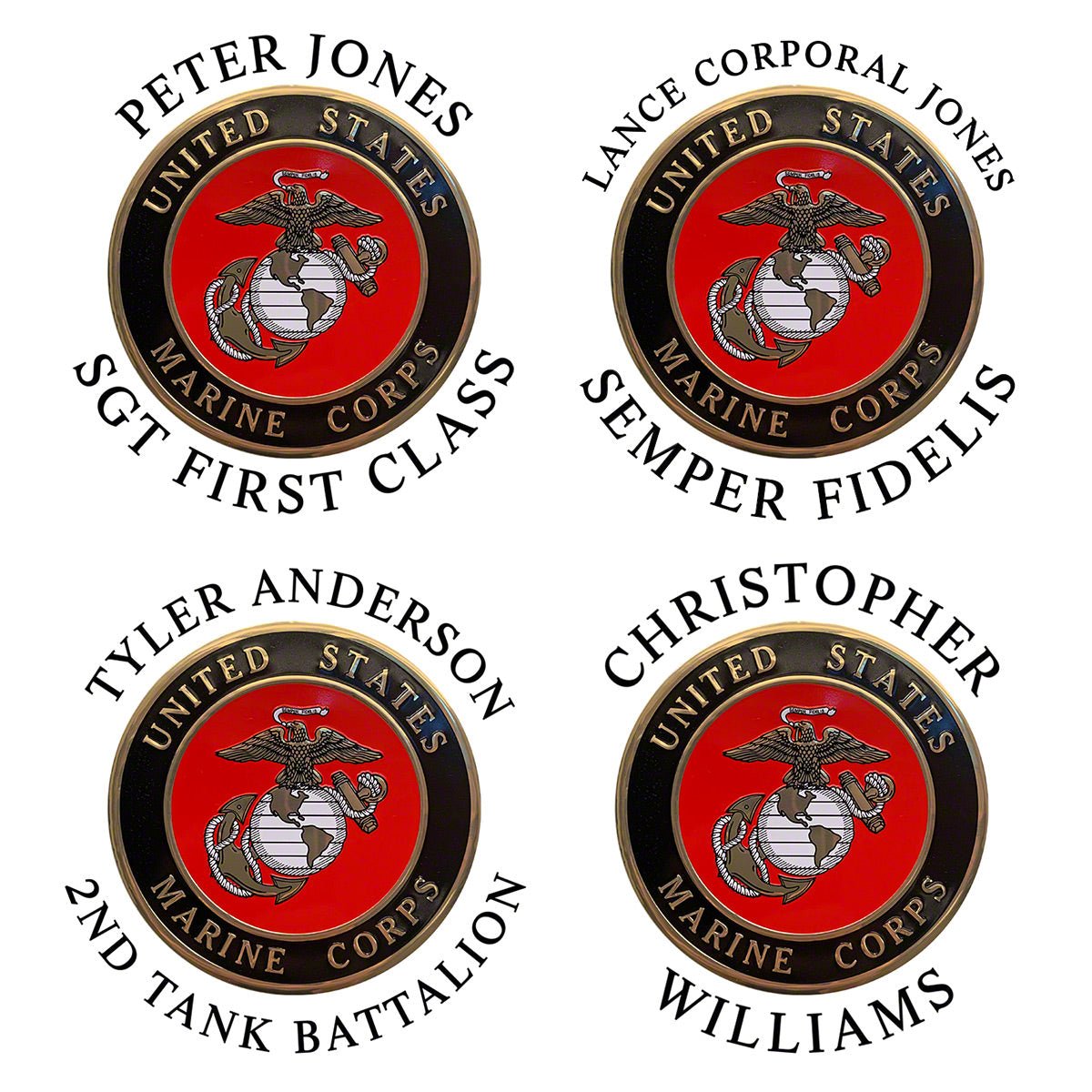 Marine Retirement Gift Personalized Argos Whiskey Decanter Set