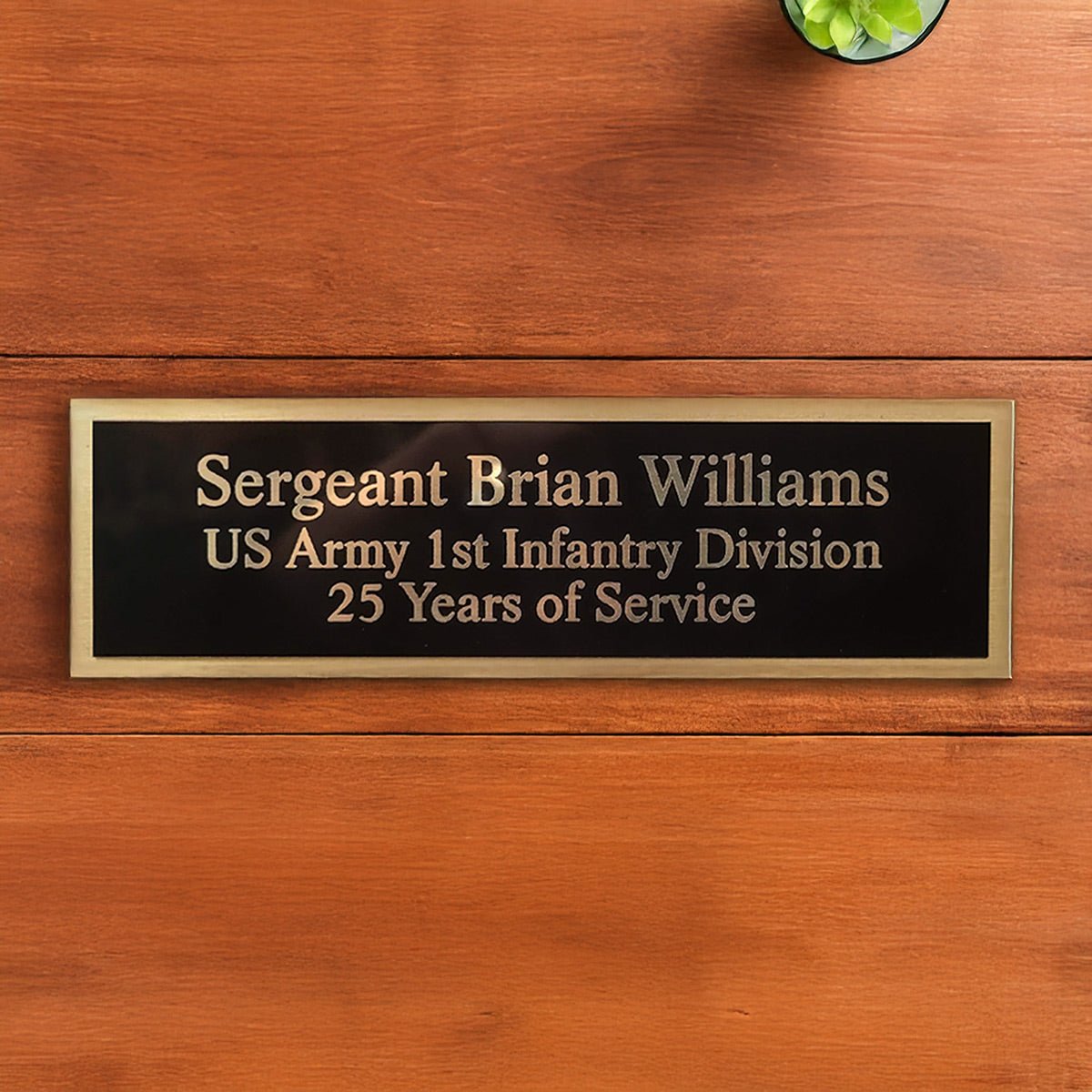 Name Plate for Flag Case