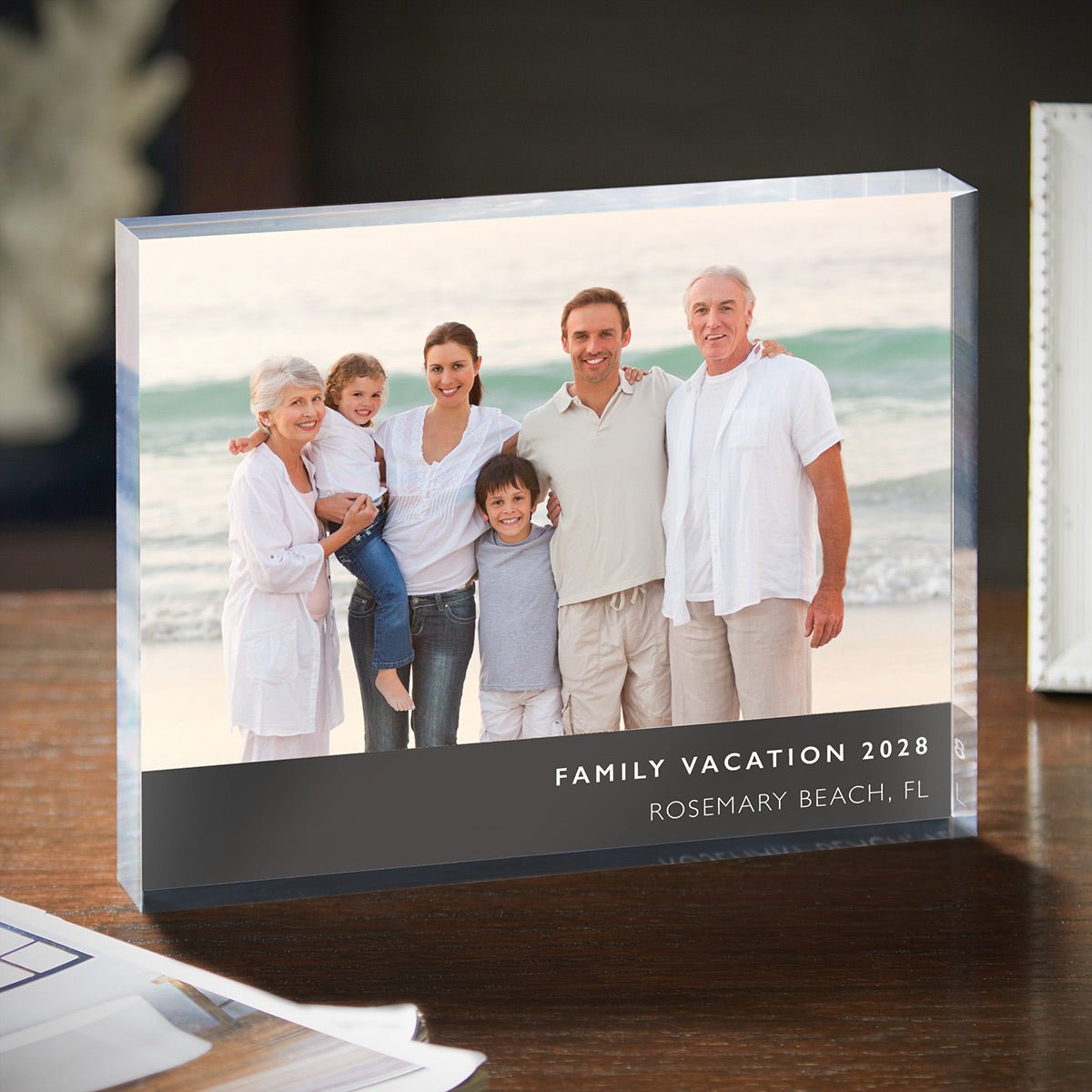 Personalized Acrylic Photo Block – Custom Picture Print, 1 - Inch Thick