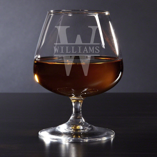 Personalized Cognac Brandy Snifter