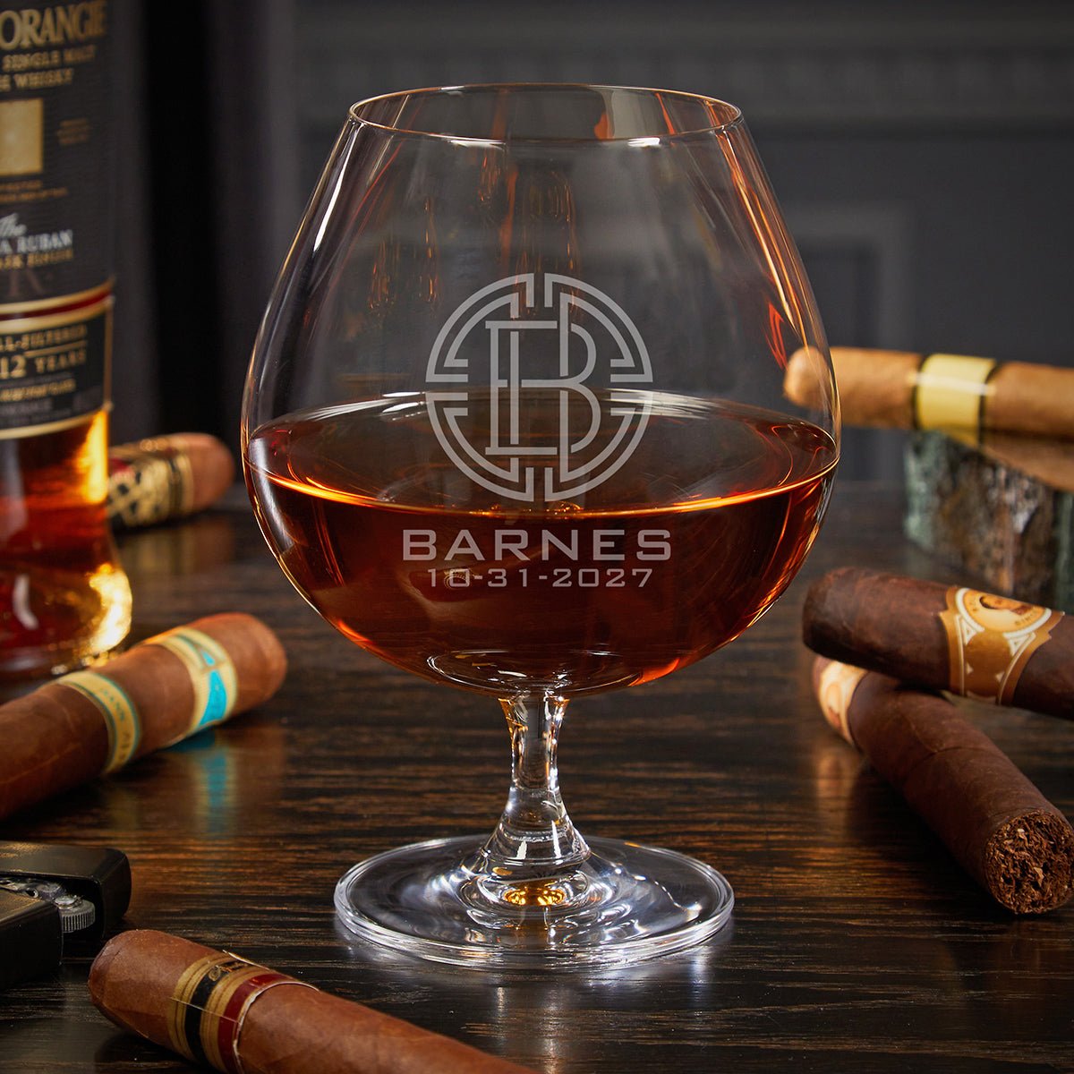 Personalized Cognac Brandy Snifters