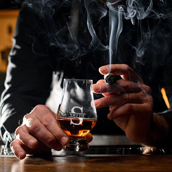 Personalized Glencairn Whiskey Gift Set with Box