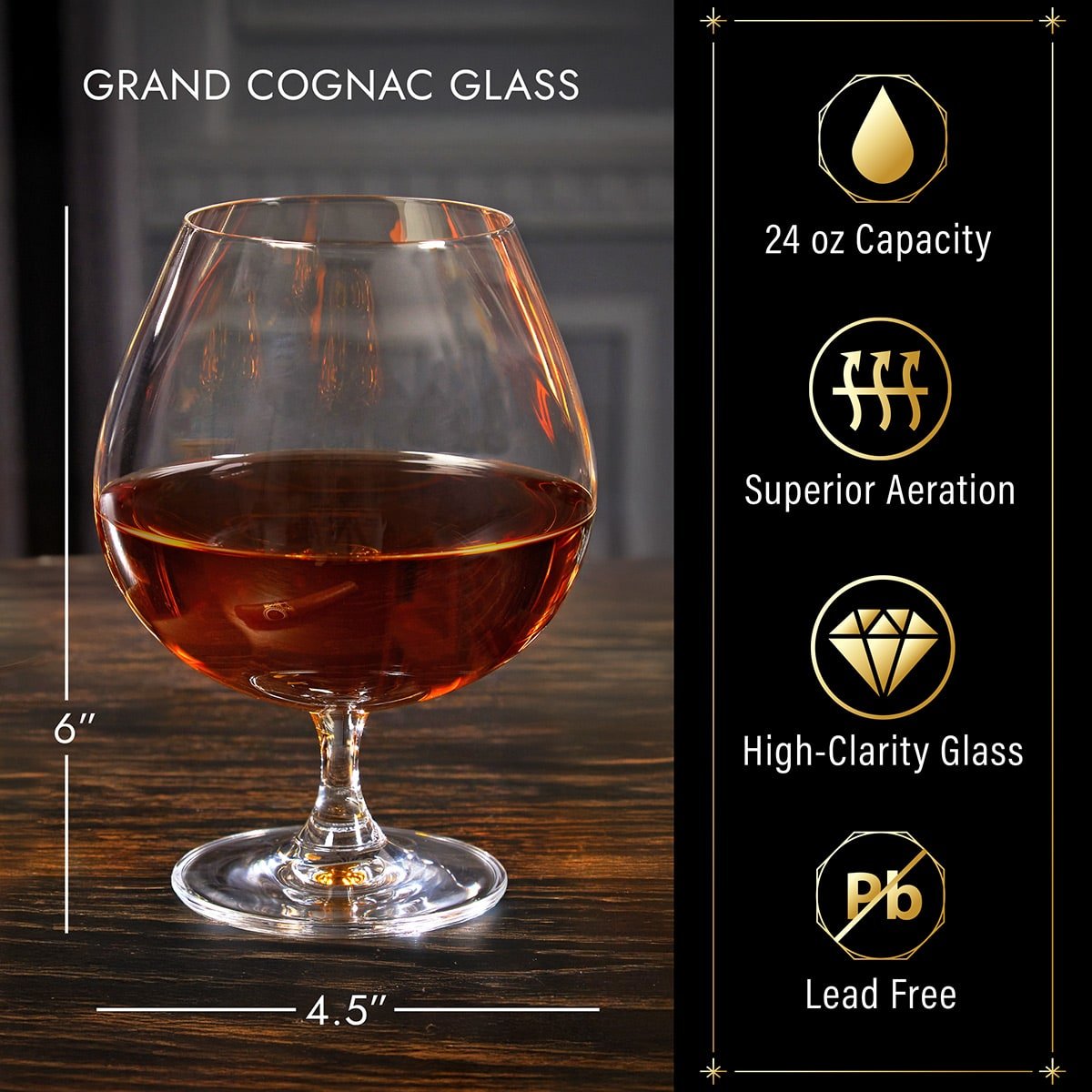 Personalized Grand Cognac Glass