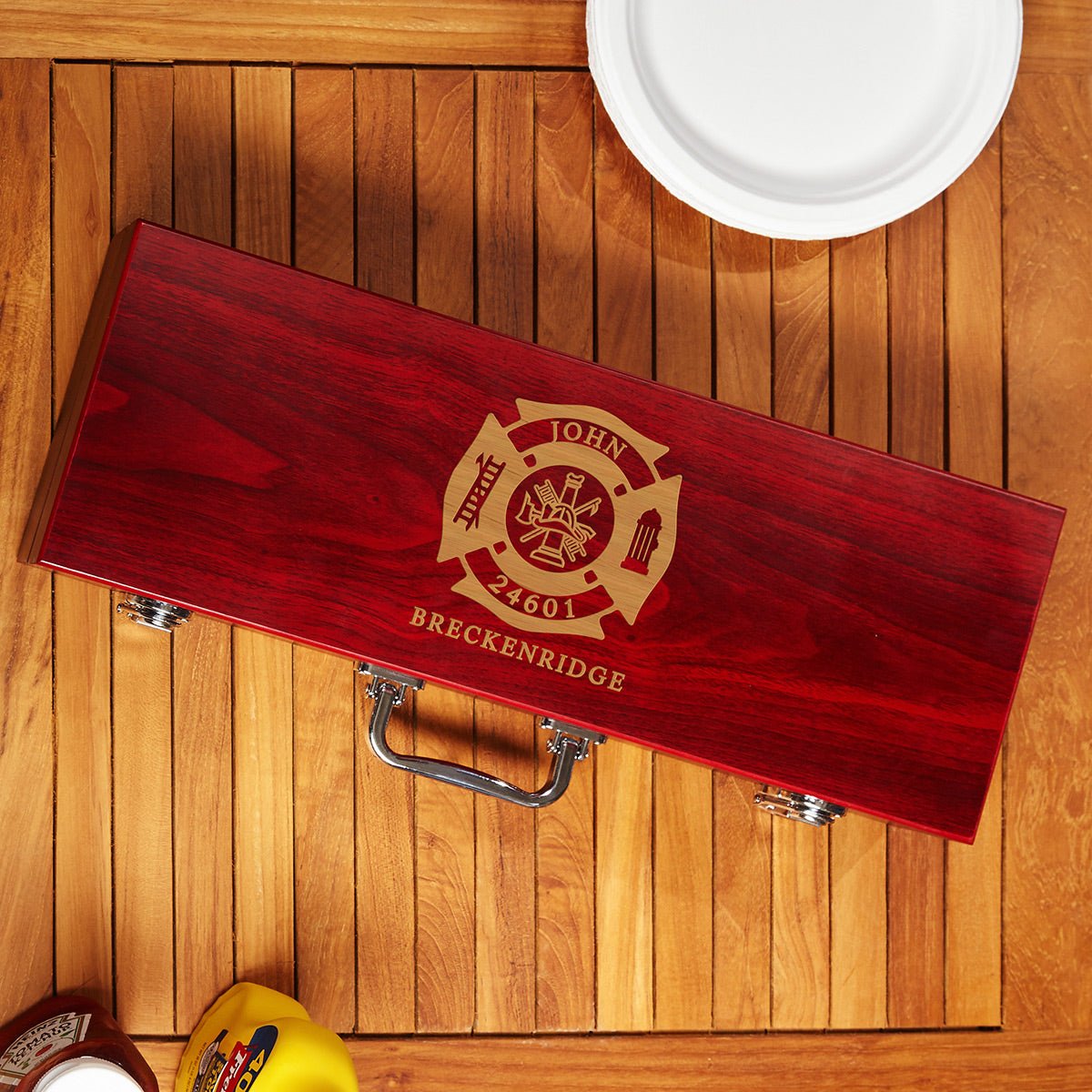 Personalized Grill Accessories for Firefighters