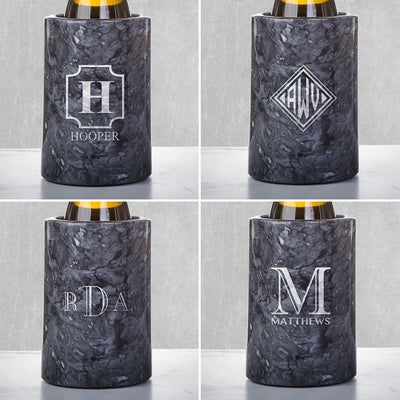 Personalized Marble Wine Chiller