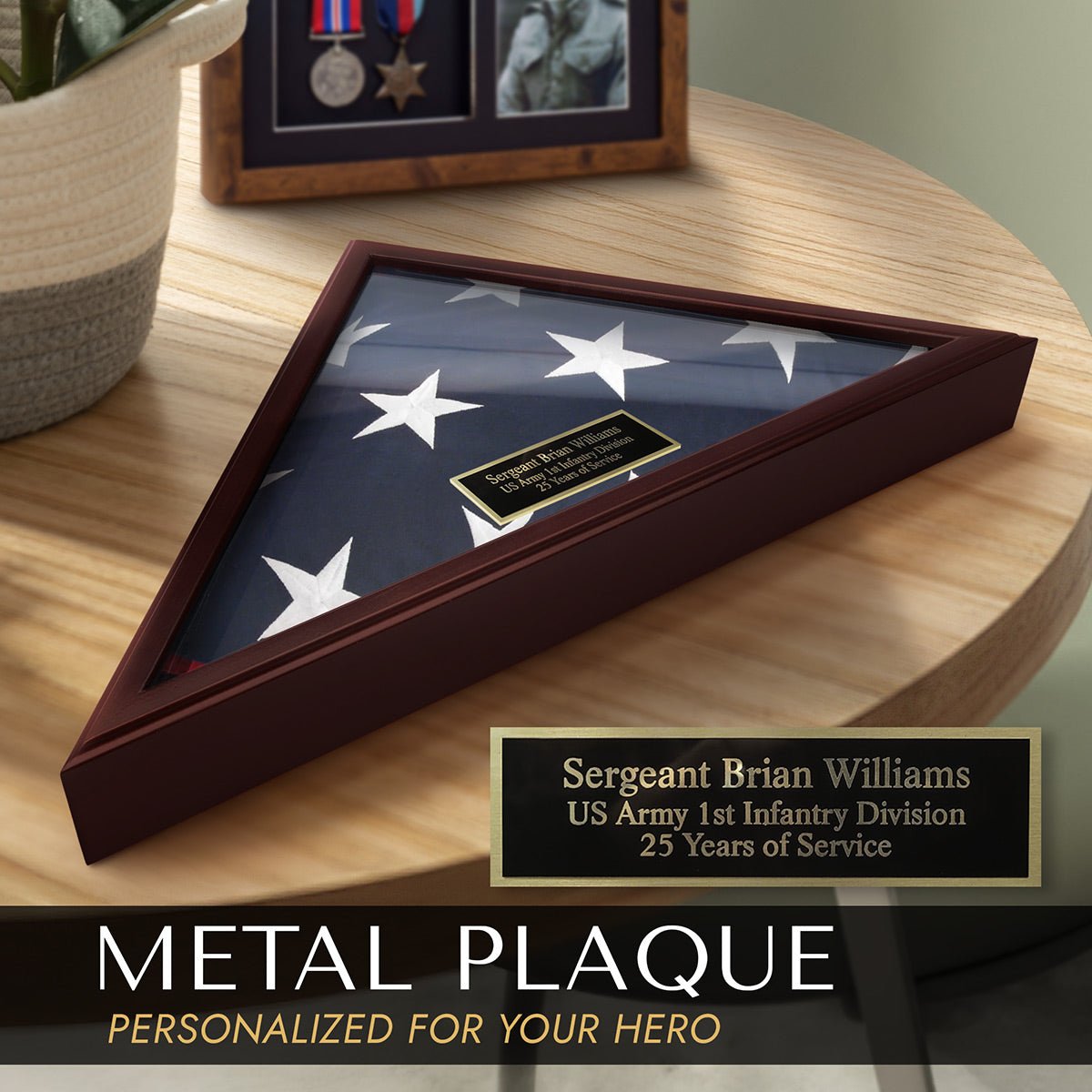 Personalized Military Flag Case - Made in USA