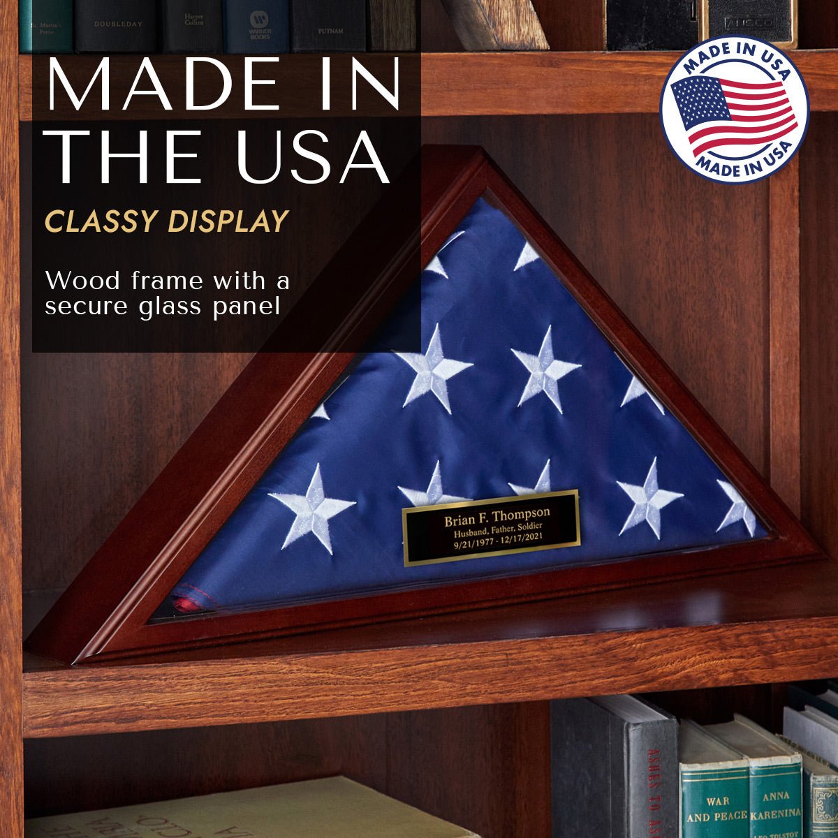 Personalized Military Flag Case - Made in USA