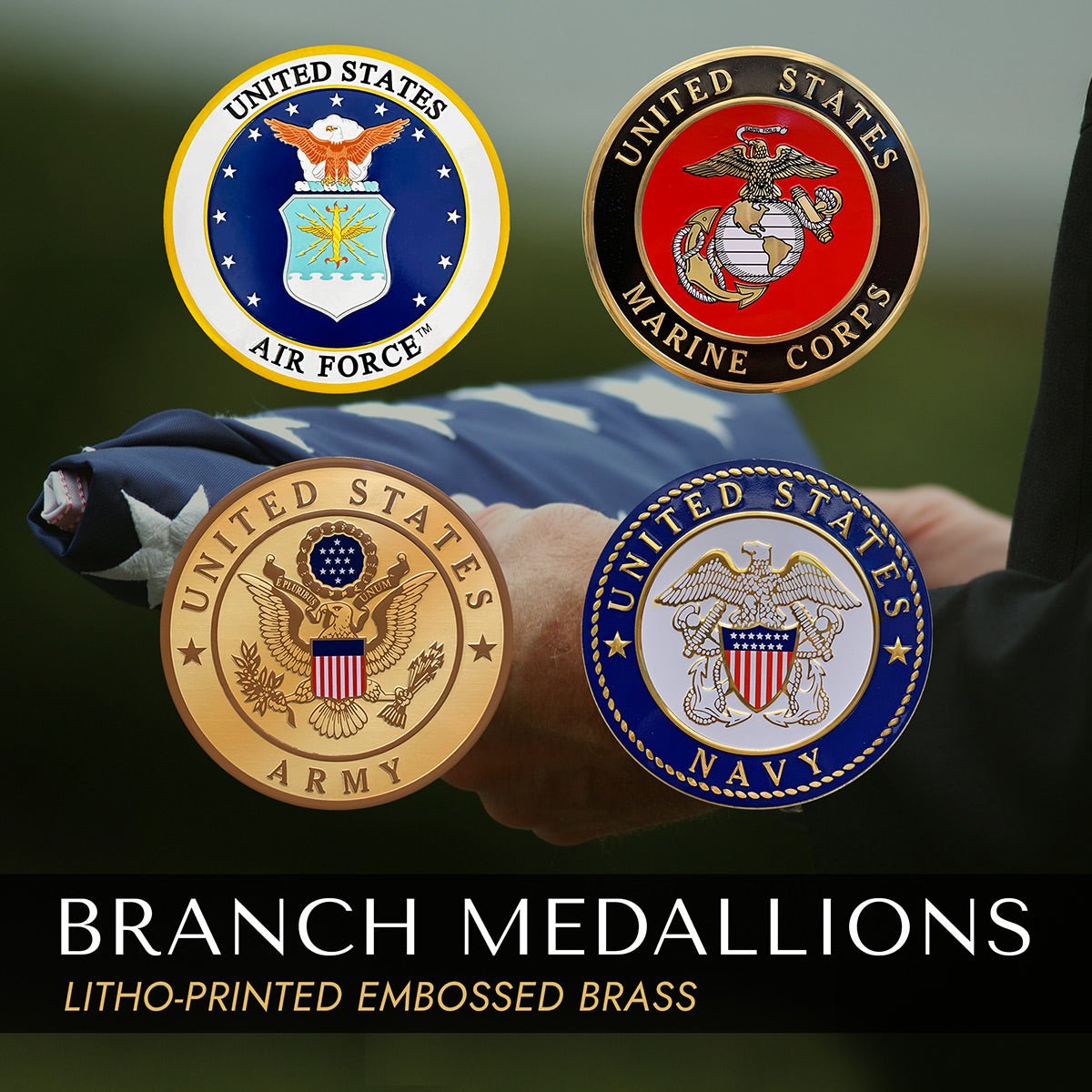 Personalized Military Flag Case - Made in USA