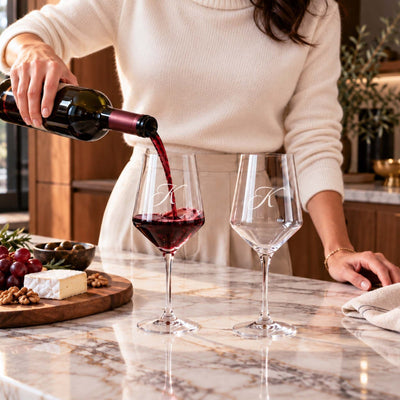 Personalized Montreux Cabernet Red Wine Glasses