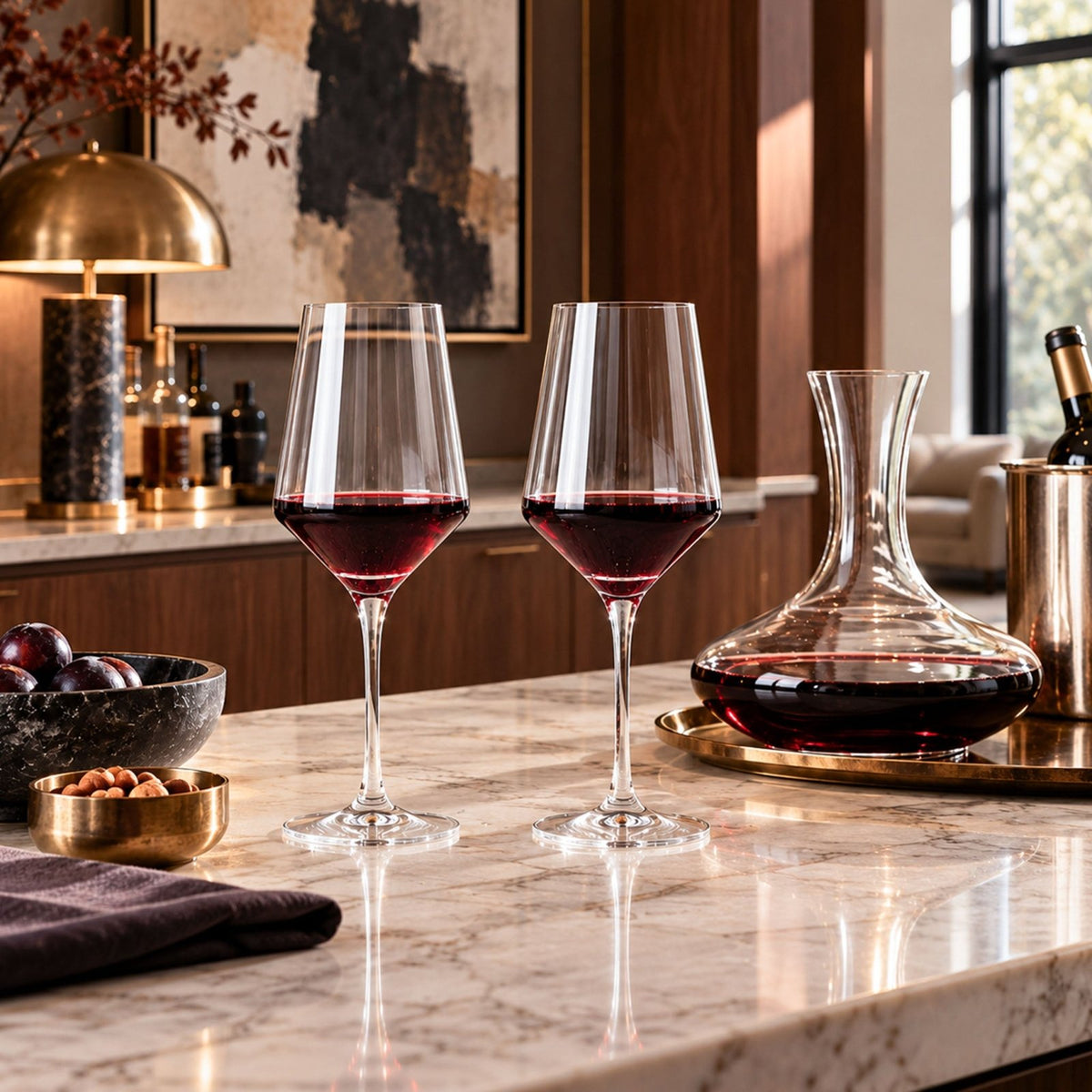 Personalized Montreux Cabernet Red Wine Glasses