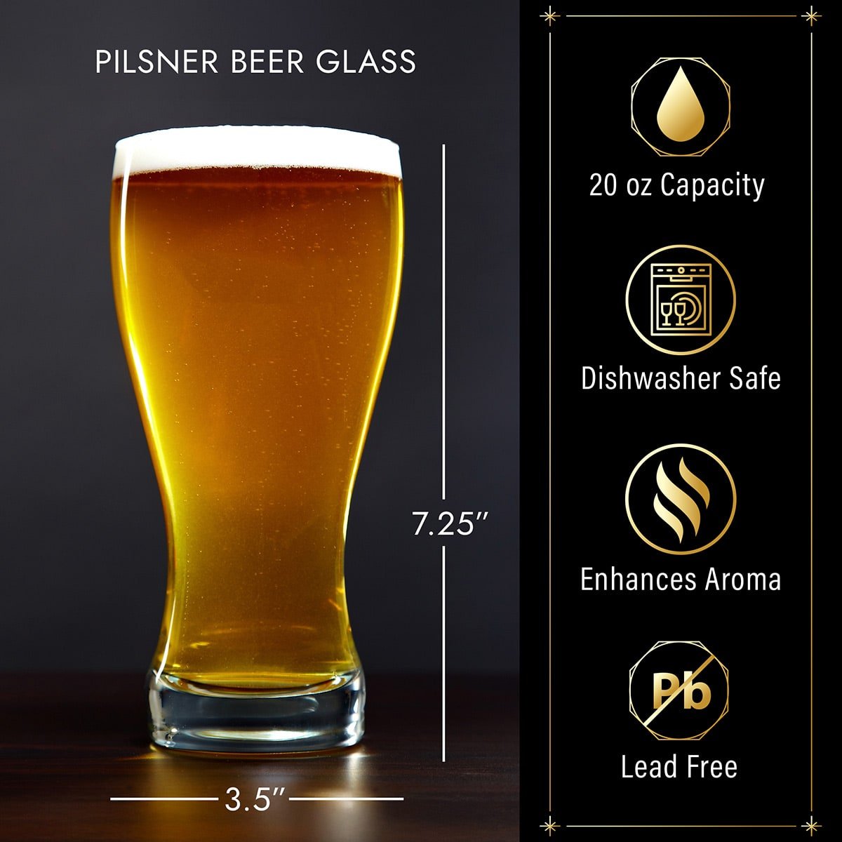 Personalized Pilsner Glass