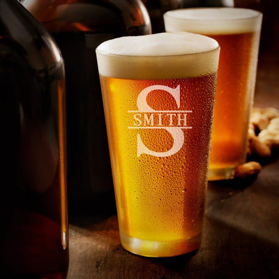Personalized Pint Glass Set