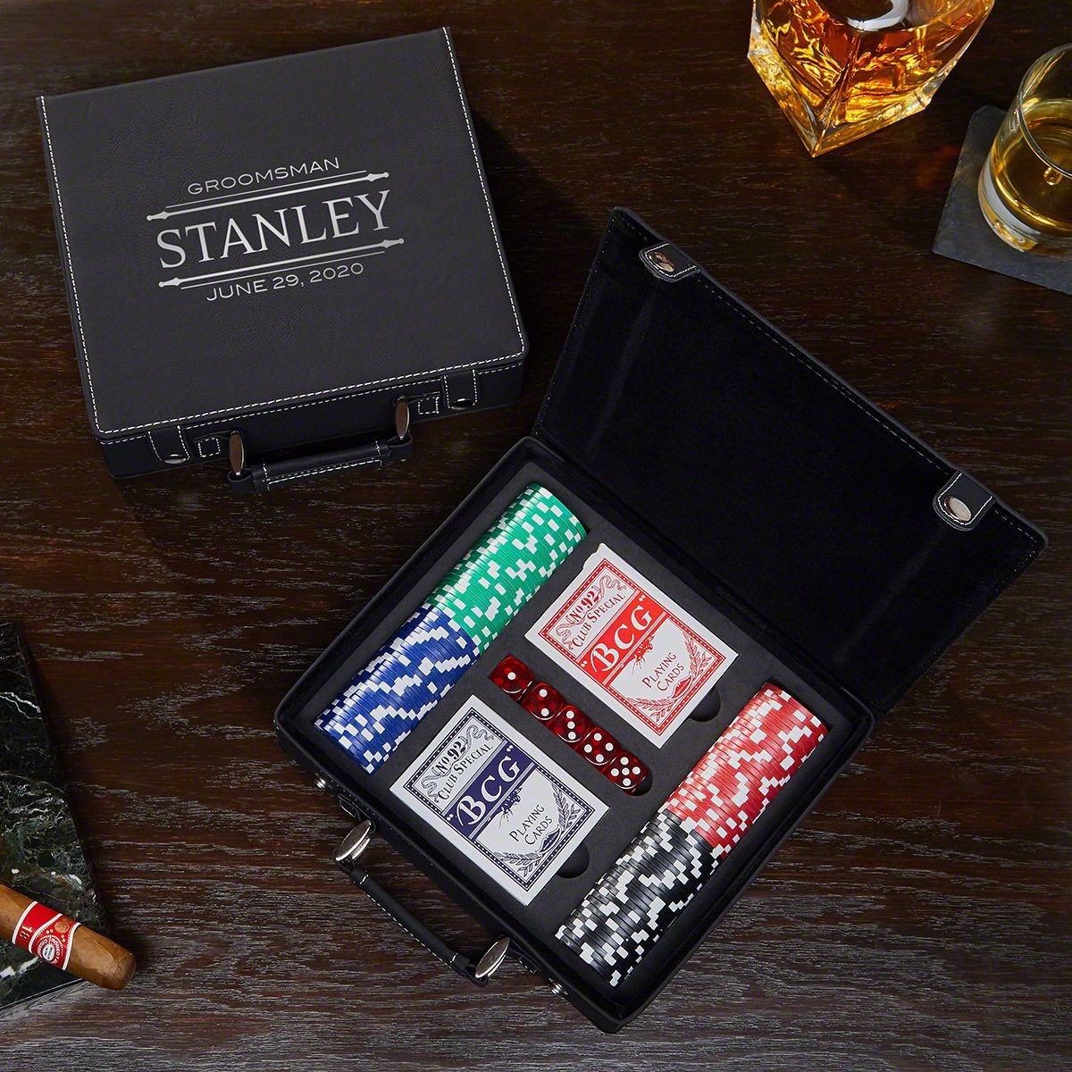 Personalized Poker Set