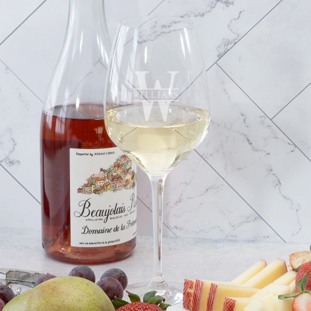 Personalized Riedel Wine Glasses, Riesling/White Wine - Set of 4