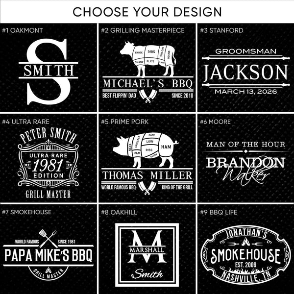 Personalized Set of Grilling Tools