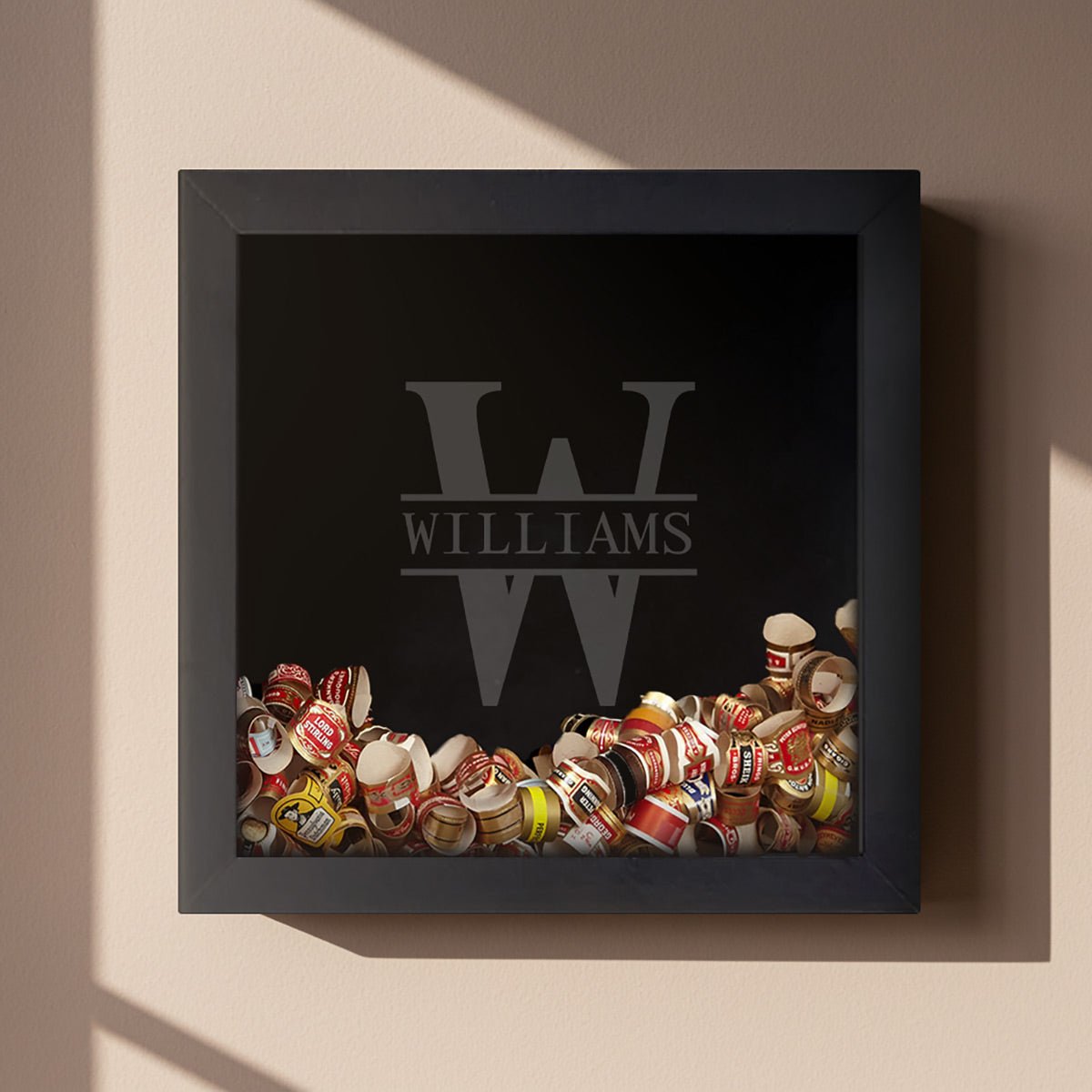 Personalized Shadow Box for Cigar Bands
