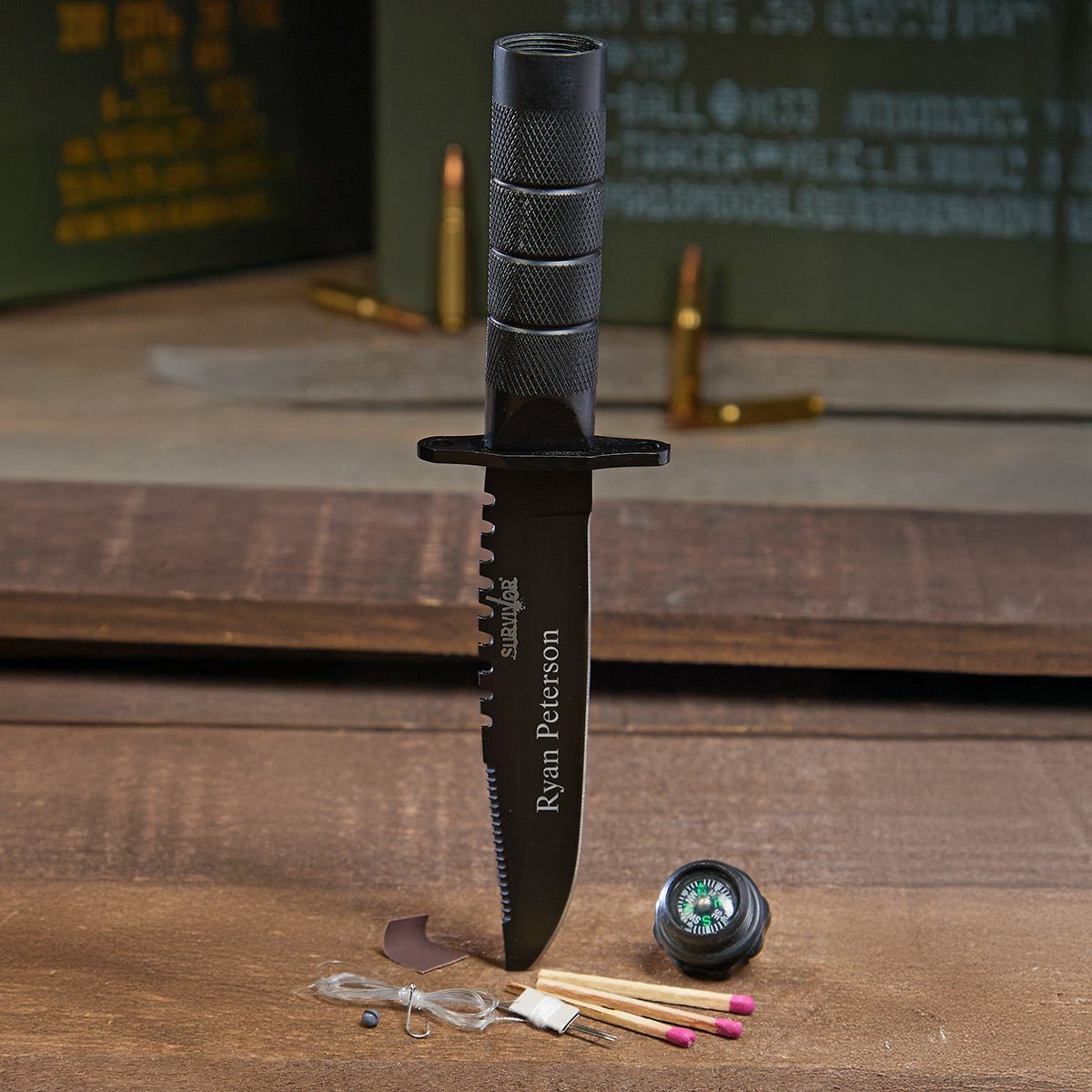Personalized Tactical Survival Knife